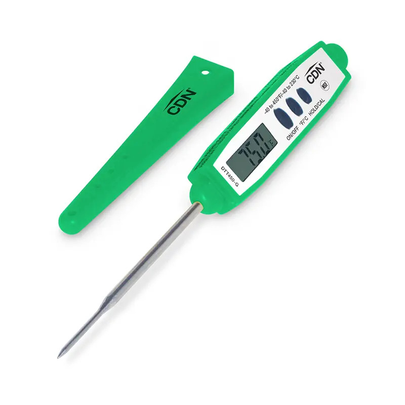 CDN DTT450-G ProAccurate Thin Tip Green Thermometer, 6 Second Response