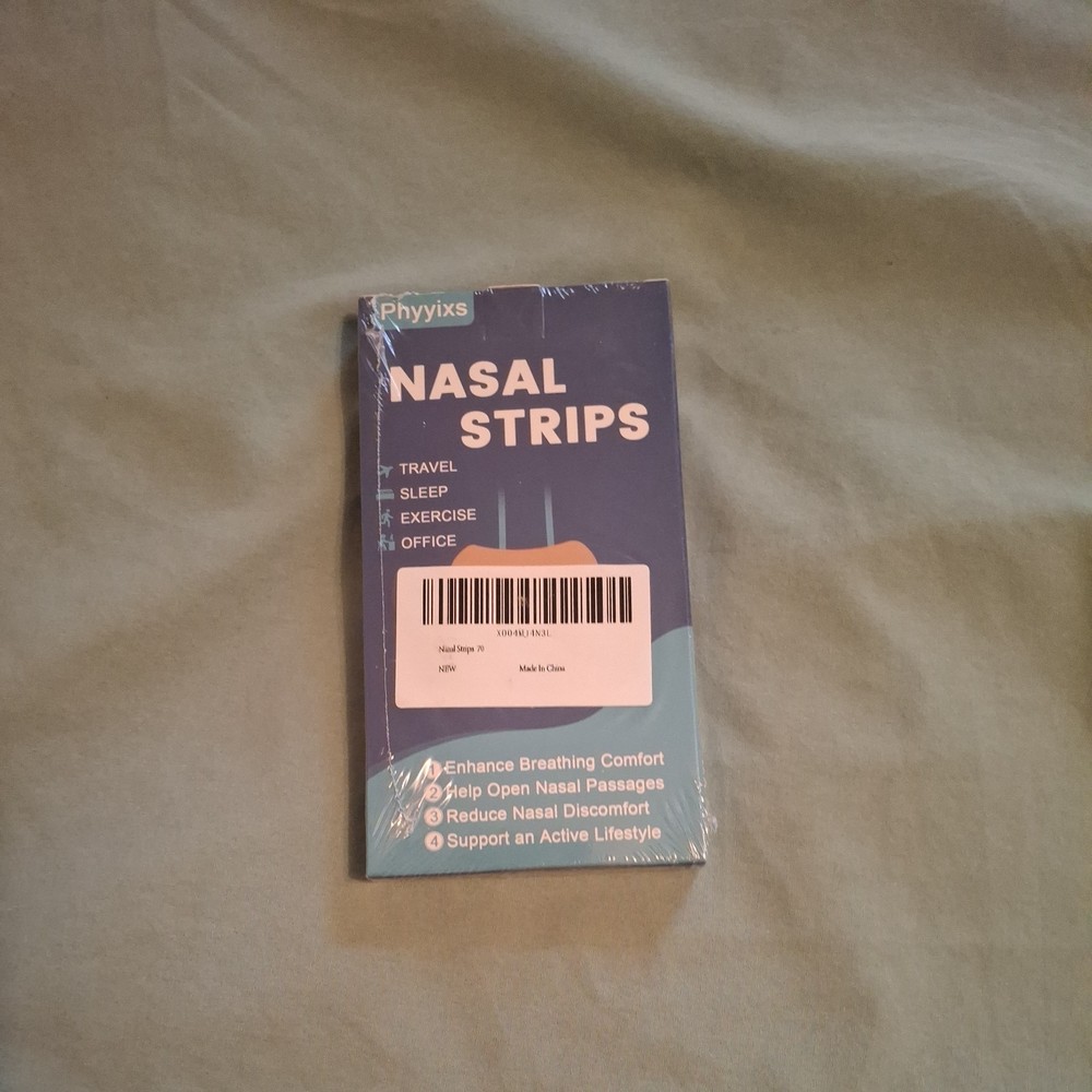 70 Pcs Nasal Strips，Extra Strength, Sweat-Proof Adhesive Performance Nose Strips