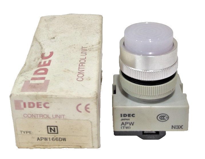 *New in Box* IDEC APW166DW indicator light WHITE