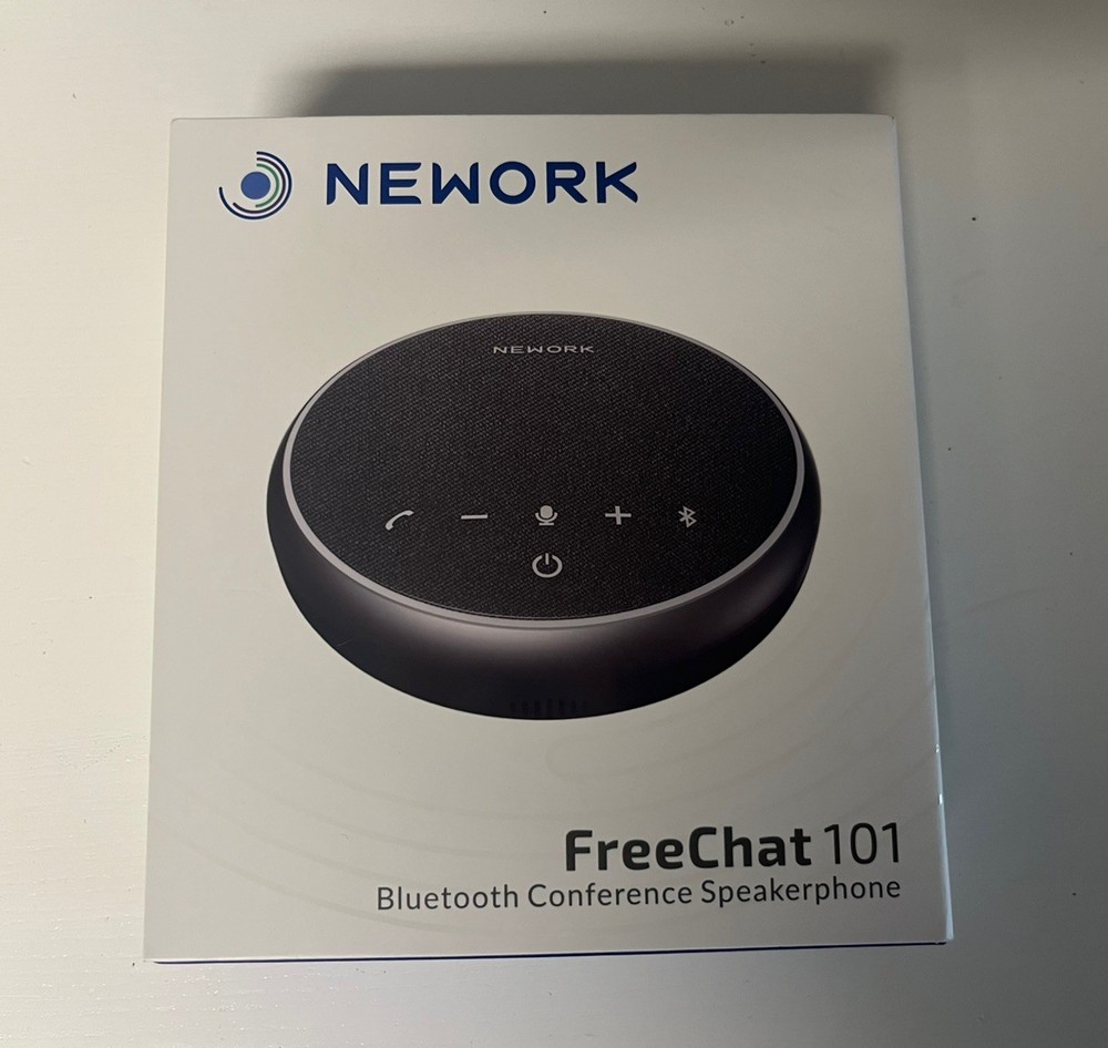 Nerwork FreeChat 101 Bluetooth Conference Speakerphone 360 Omni-directional