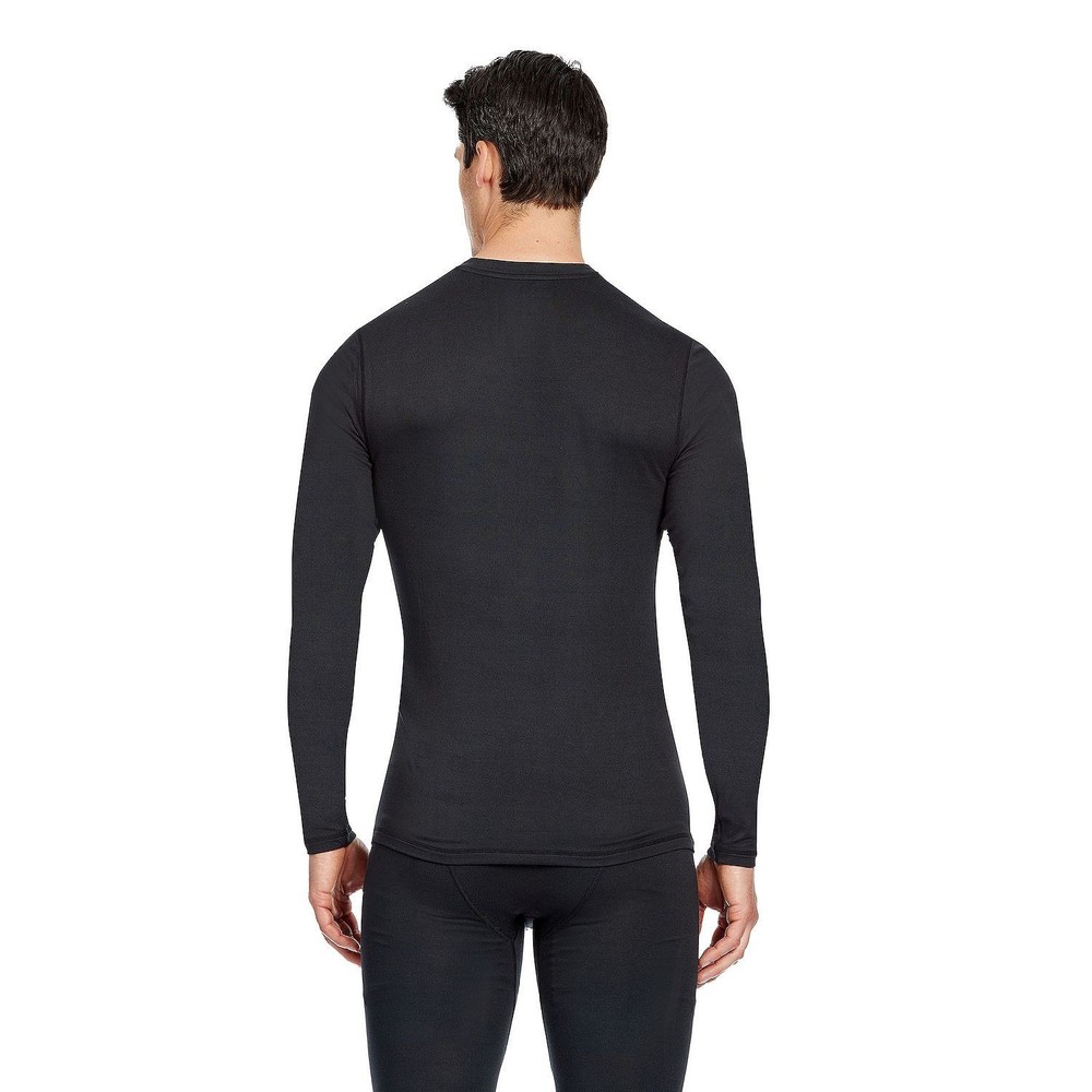 Men's Eddie Bauer Performance Lightweight Crew Baselayer Top Black, Small