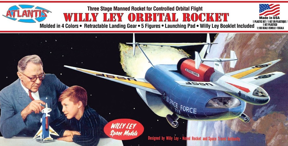 Willy Ley Orbital Rocket 1/193 Scale Atlantis Models