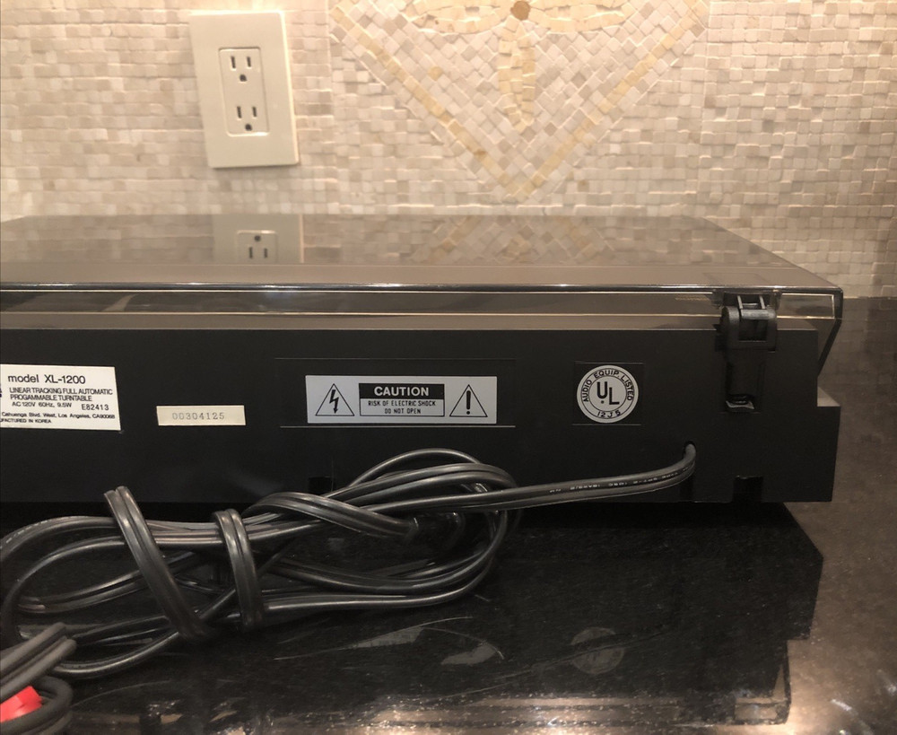 BSR XL-1200 Full Automatic Linear Tracking Program Turntable perfect condition