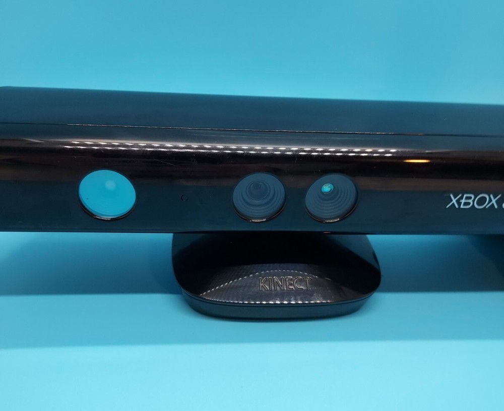 XBOX 360 KINECT • Microsoft SLR Motion Sensor Bar Attachment Black With Cord