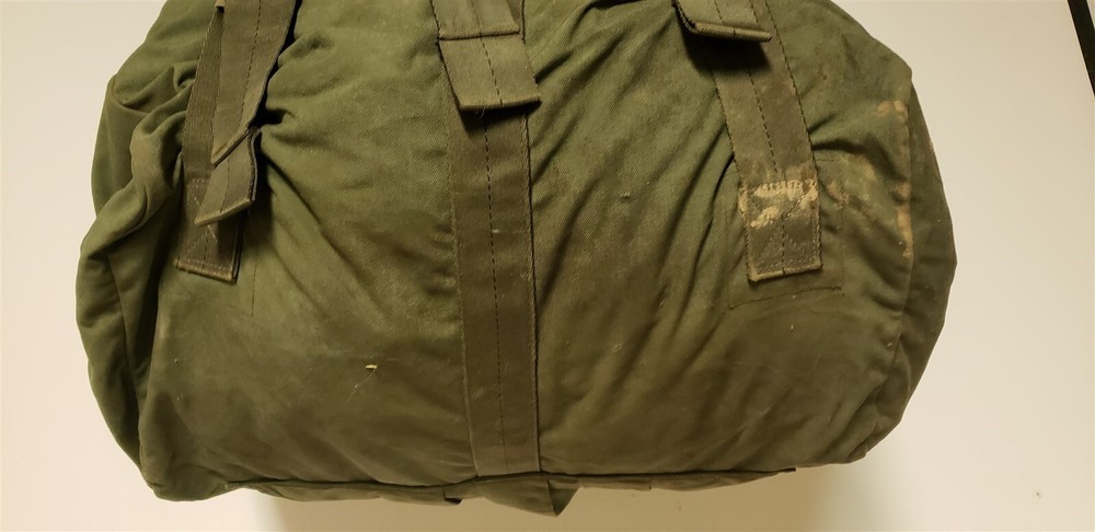 Free Fall Parachute Carrying Bag Shoulder Straps Canvas Back Pack Cargo USGI