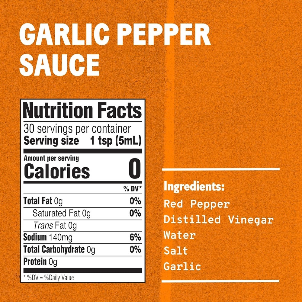 TABASCO 5 oz. Cayenne Garlic Pepper Hot Sauce