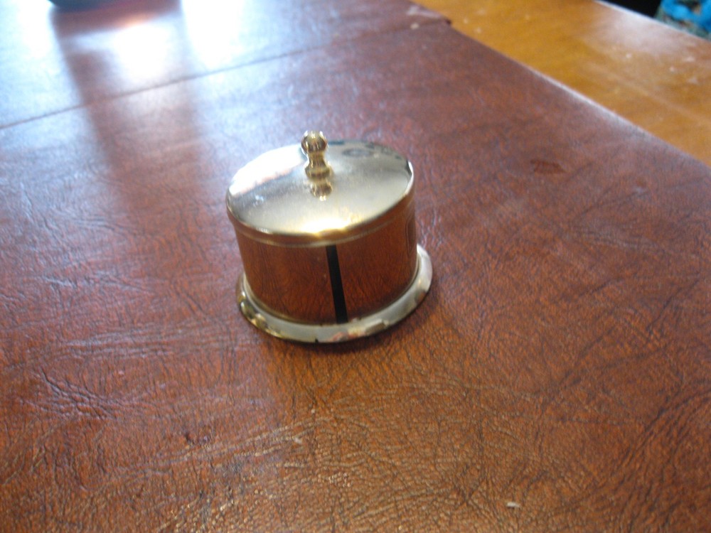 Vintage Brass Postage Stamp Roll Dispenser