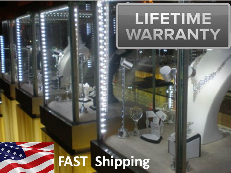 LED Custom Lighting for Storefront Glass Displays & Display Showcases FS