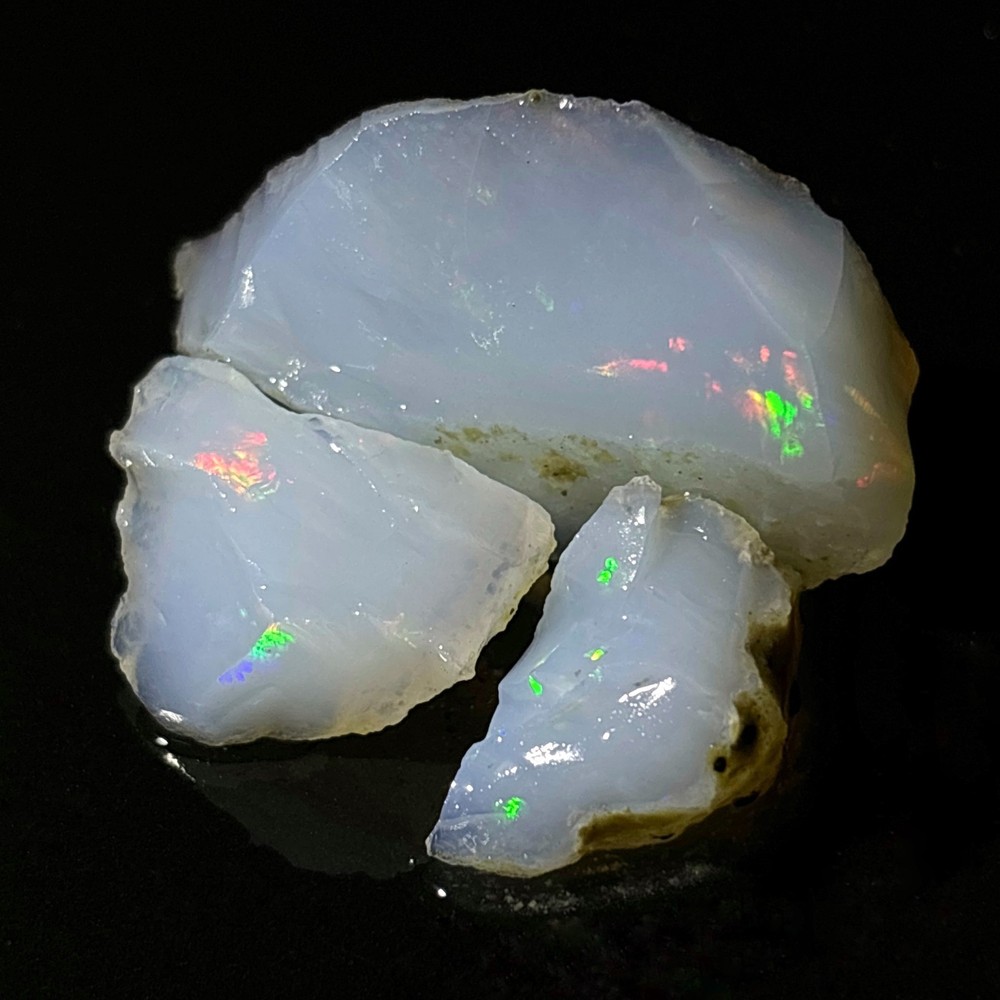 Exotic Virgin Valley Nevada Rough Opal Parcel