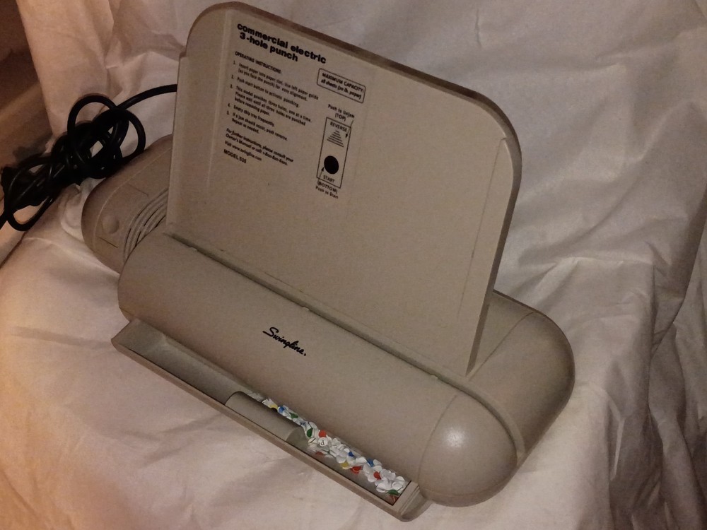 Swingline Upright Automatic Paper Puncher