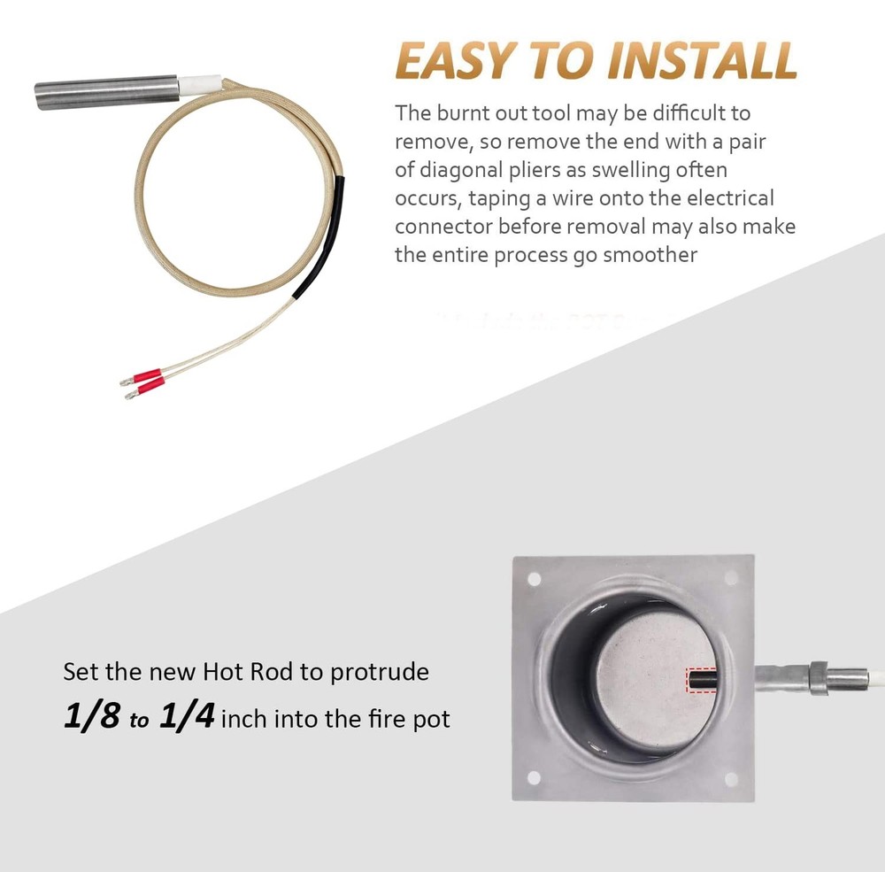 ZHOUWHJJ Replacement Igniter for 110V Green Mountain Daniel