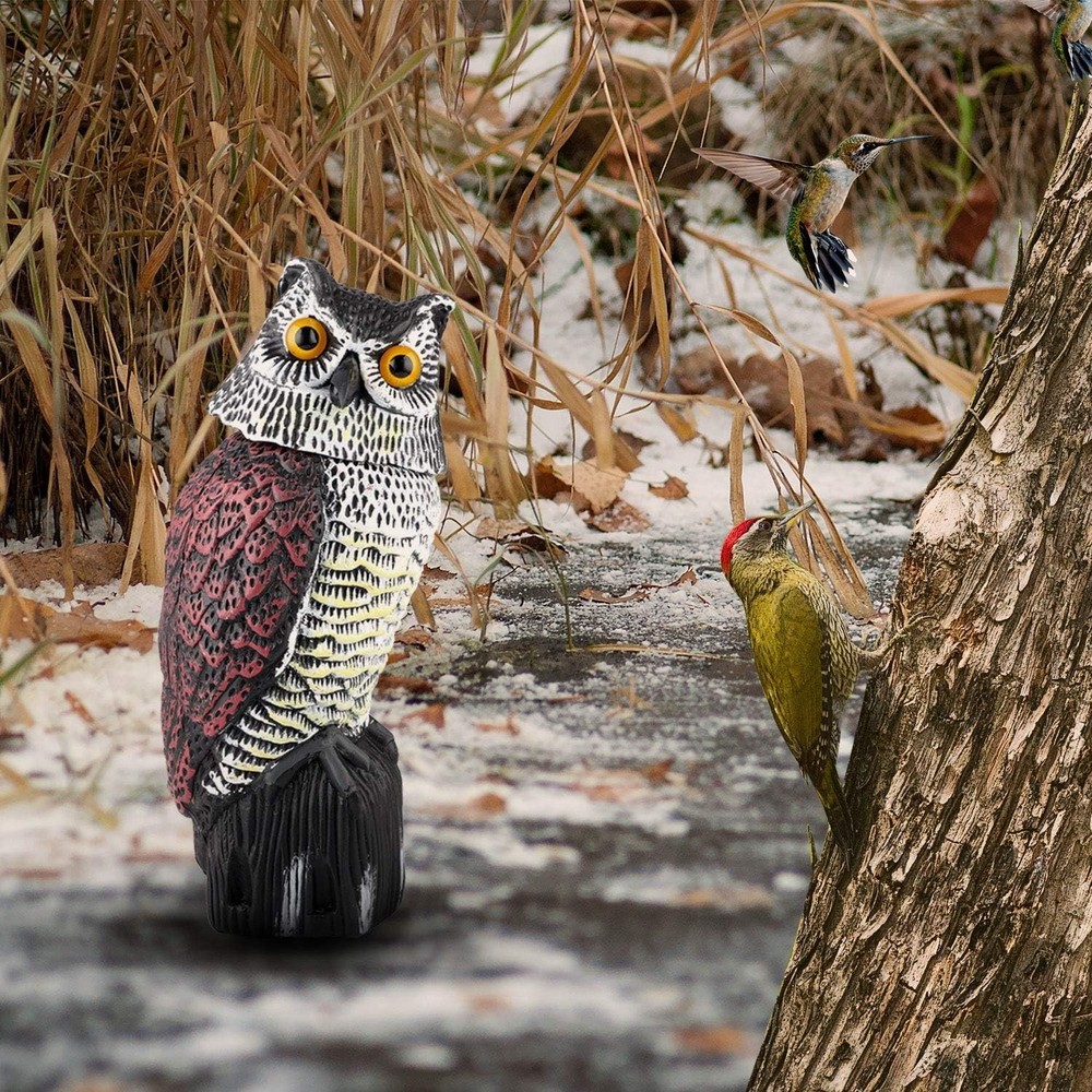 Versatile Owl Statue Decoy: A Stylish Solution for Bird Control & Garden Decor
