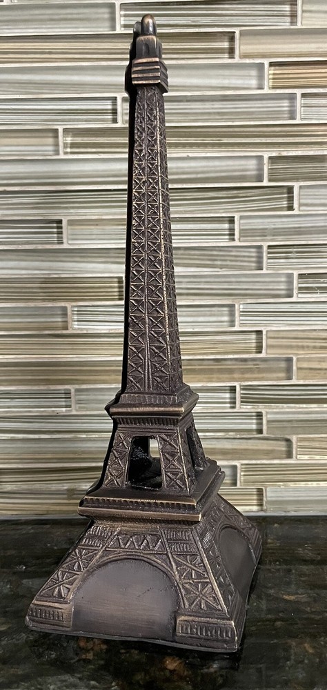 Restoration Hardware Eiffel Tower Bookends, Paris, Cast Iron, Set Of 2