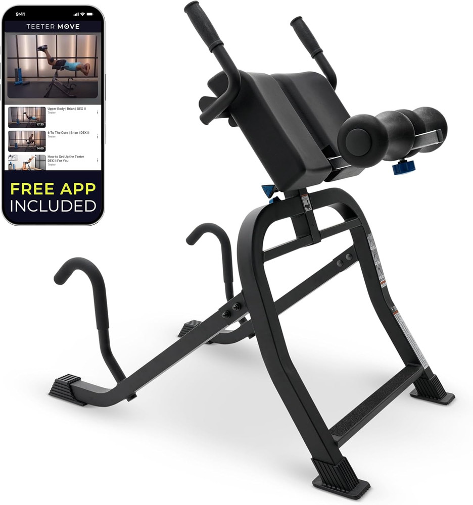 DEX II Inversion & Core Training Decompression Roman Chair Hyperextension Bench