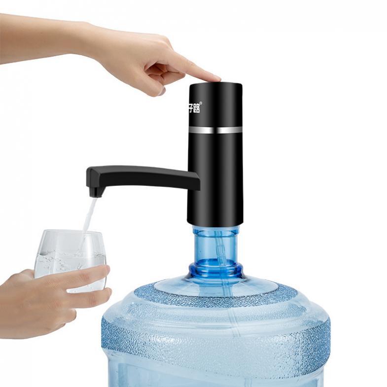 USB Smart Electric Water Pump Button Dispenser Portable Auto Drinking Bottle US