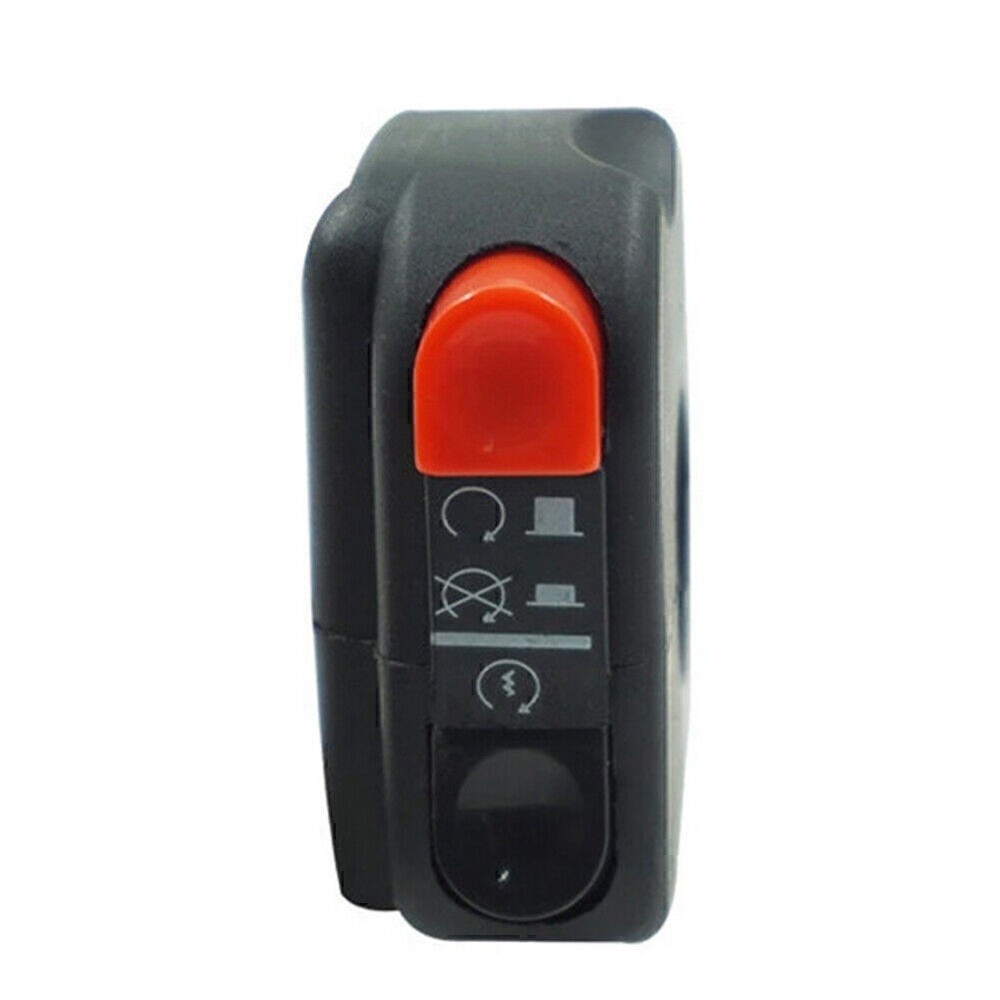 7/8" 22MM Motorcycle Horn Button Electric Start Handlebar Controller Switch