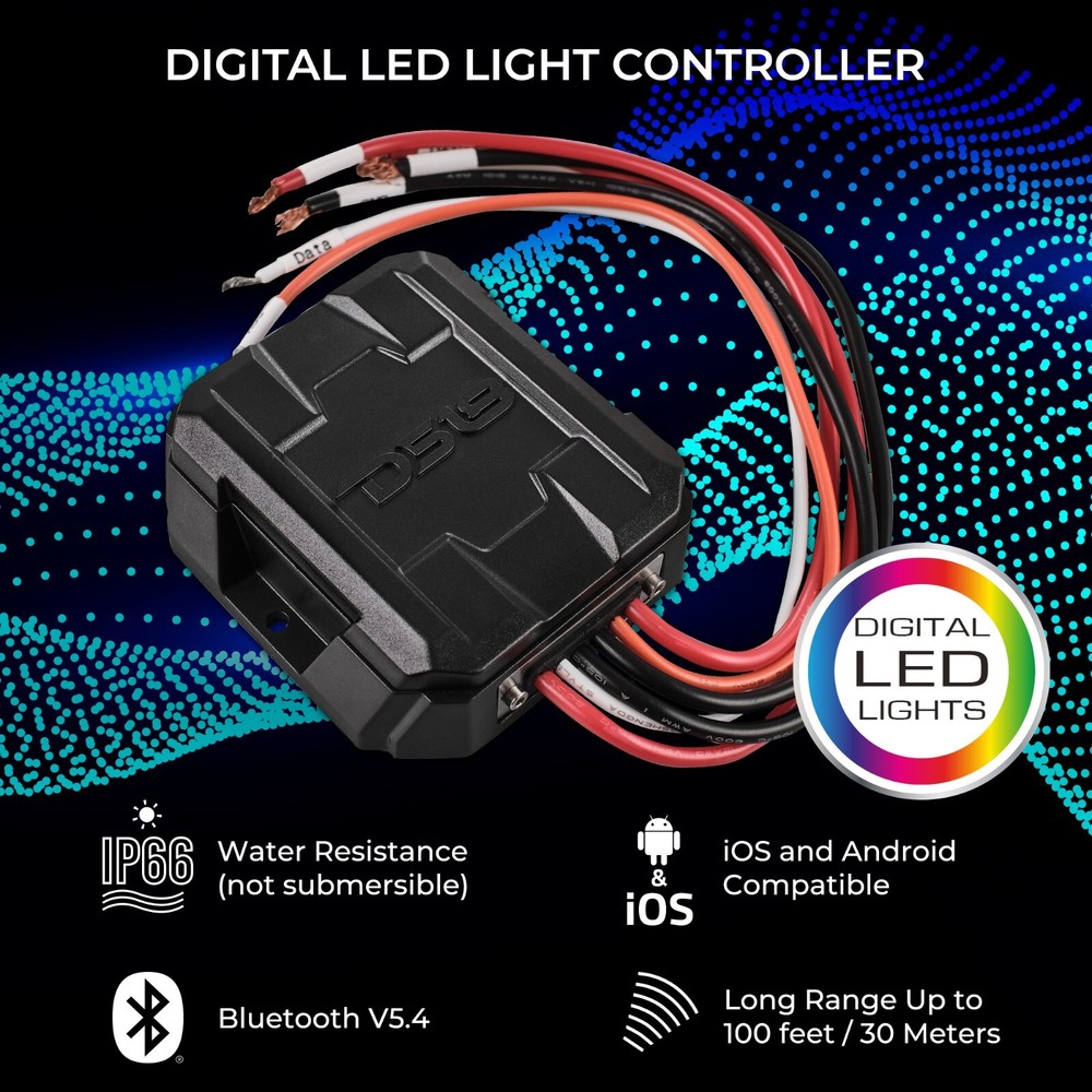 DS18 LC-DRM DIGITAL Lights Bluetooth Controller Water Resistant Bluetooth v5.4