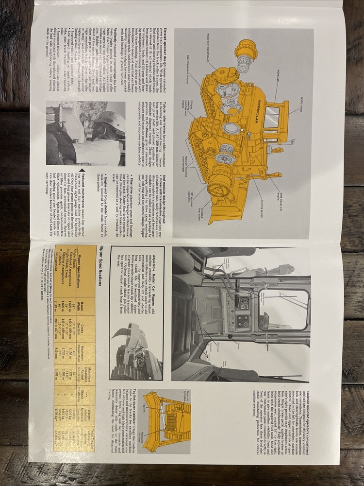 Caterpillar D8L Brochure ‘81