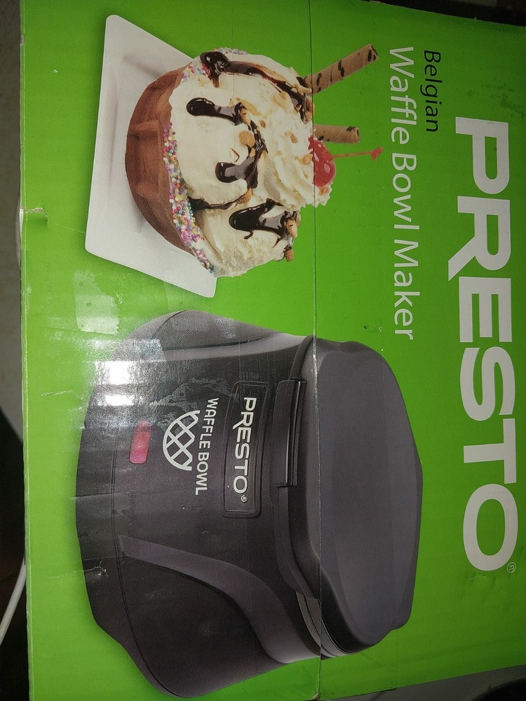 Presto Belgian Waffle Bowl Maker, 03501