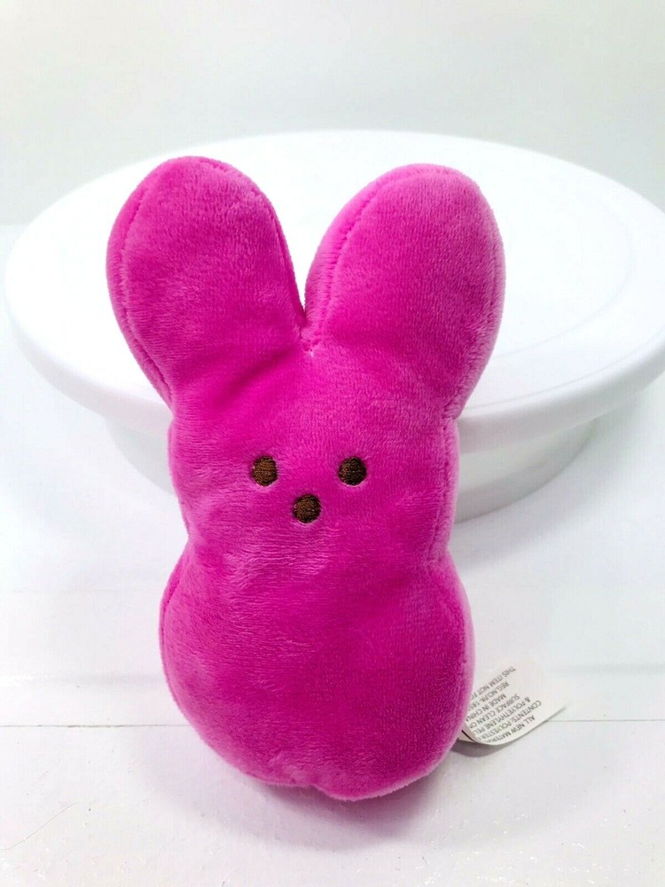 Just Born Pink Easter Bunny Peep 6" Plush Scented 2020