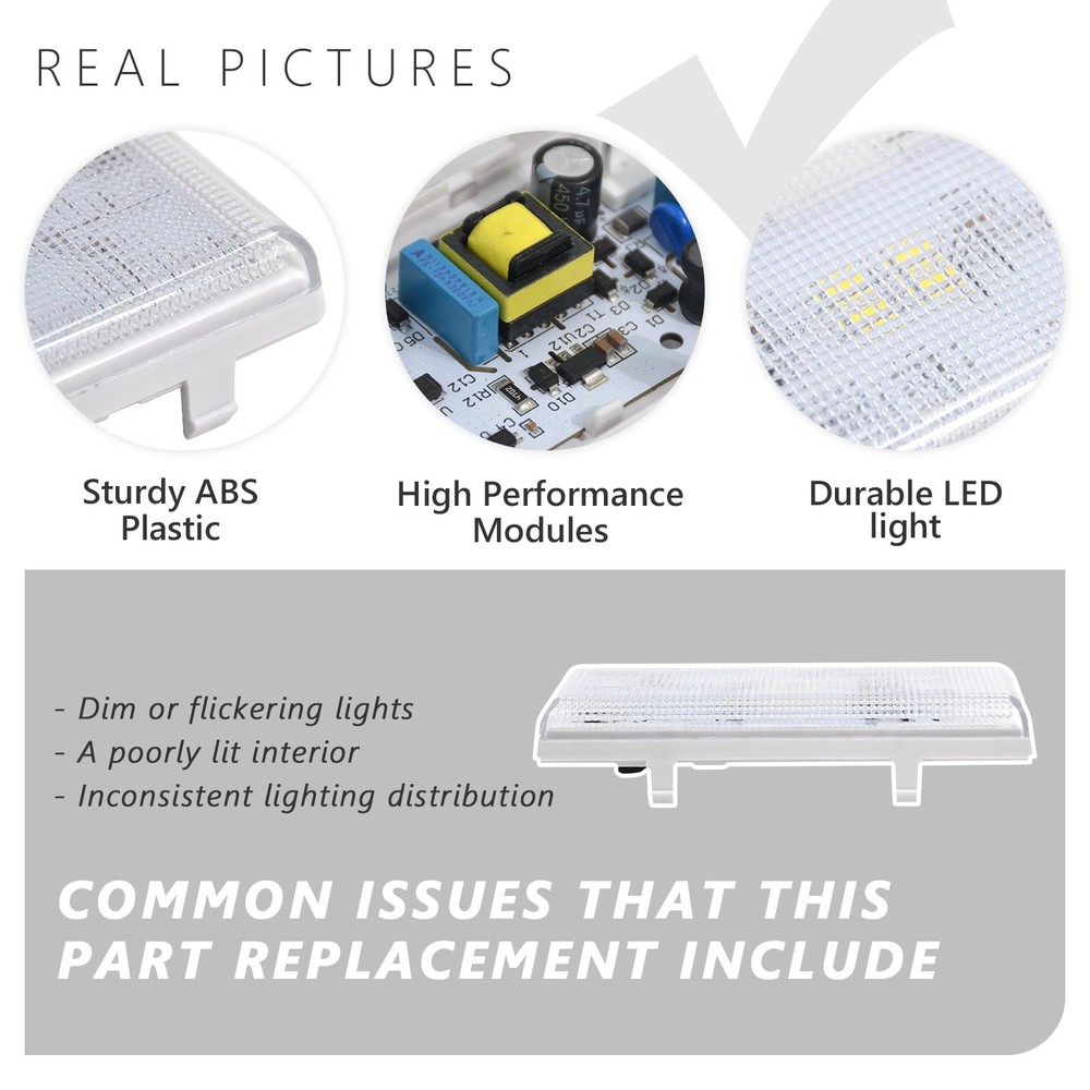 W11226500 W10724473 Refrigerator LED Control Board Light Module Replacement C...