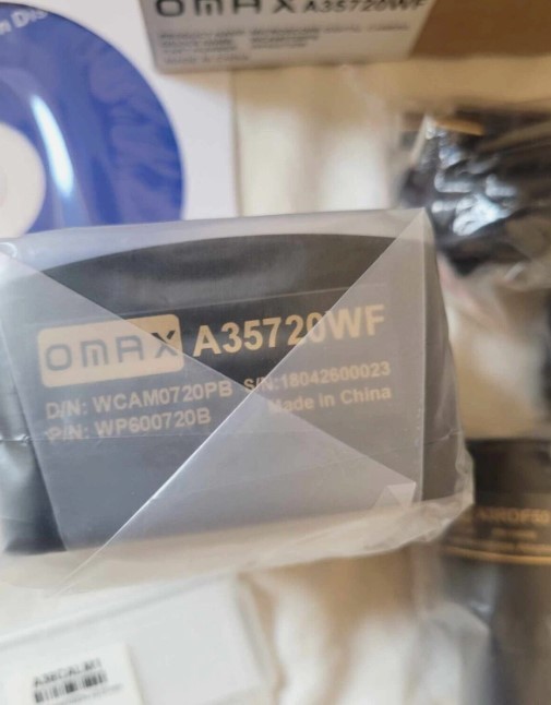 OMAX Microscope Digital Camera 720p Wi-Fi A35720WF: Windows Apple IOS Android