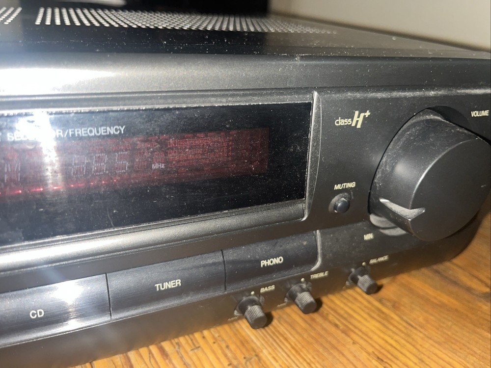 Technics SA-EX110 AV Stereo Receiver Dolby Pro Antenna - UNTESTED - Powers On