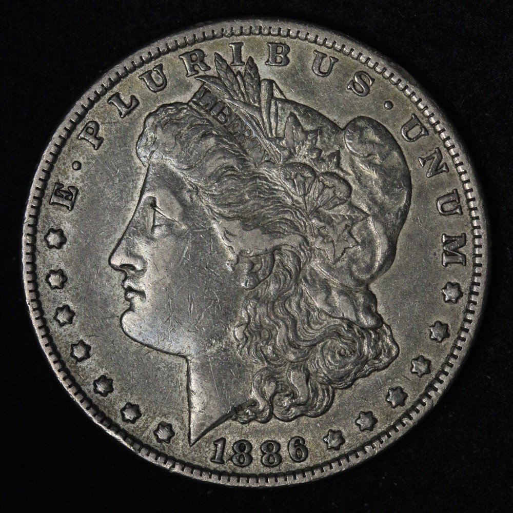 1886-O Morgan Silver Dollar CHOICE AU E409 KLX