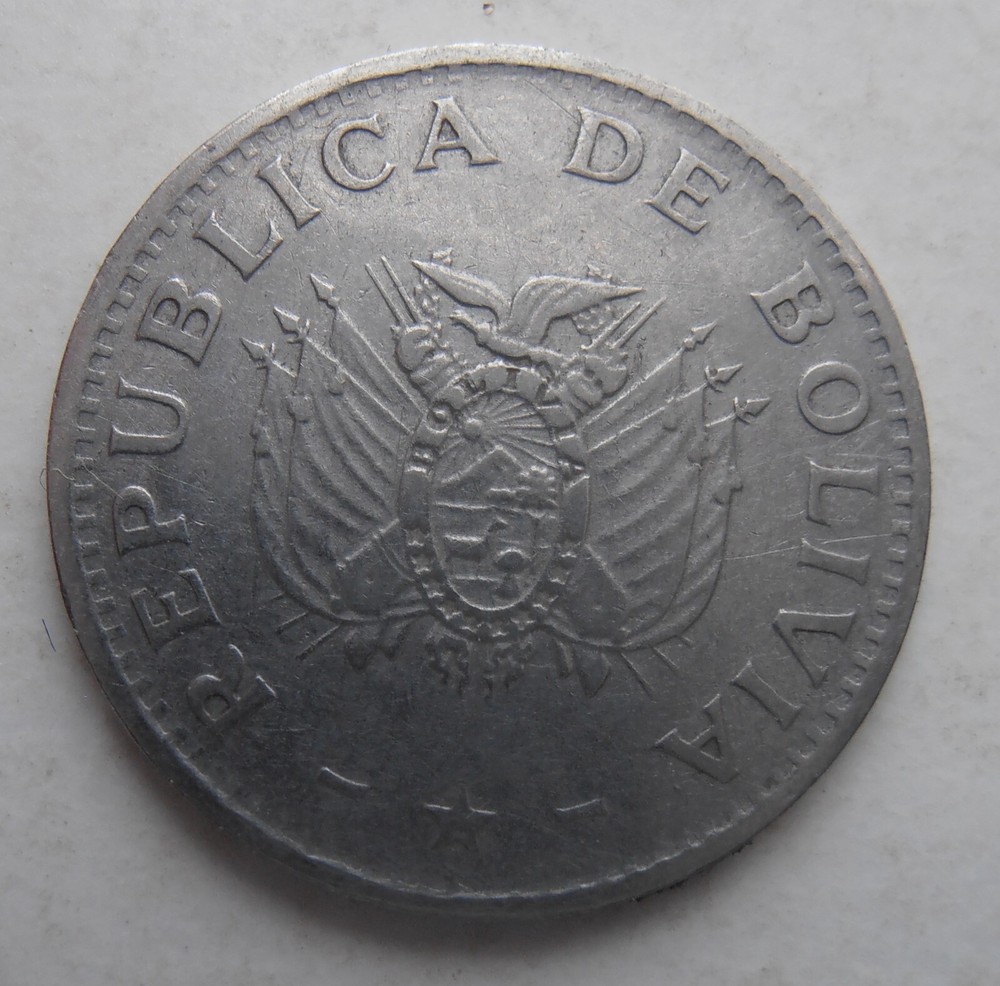BOLIVIA 10 CENTAVOS 1987