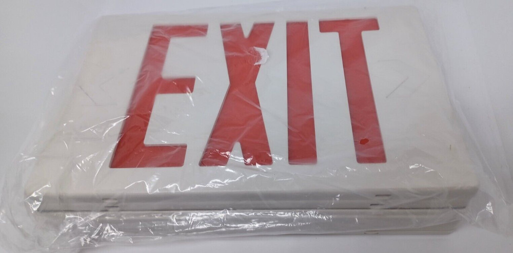 SPECTSUN Double Sided Faced Red Exit Sign with Arrows Model JEE2RWE
