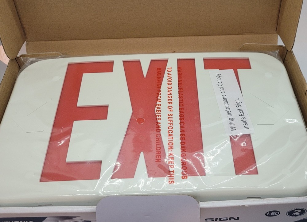 Lithonia Lighting Contractor Select LED Emergency EXIT SIGN LIGHT