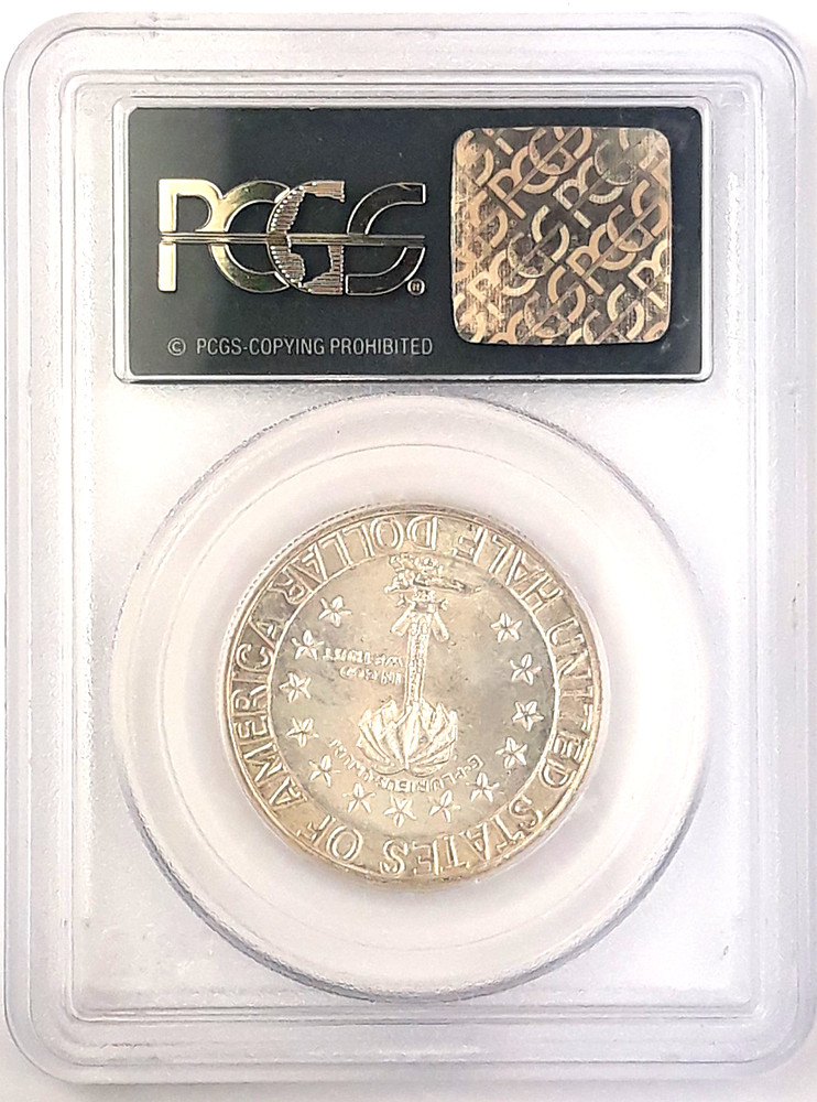 1936 Columbia Commemorative 90% Silver Half Dollar ~ PCGS ~ MS66