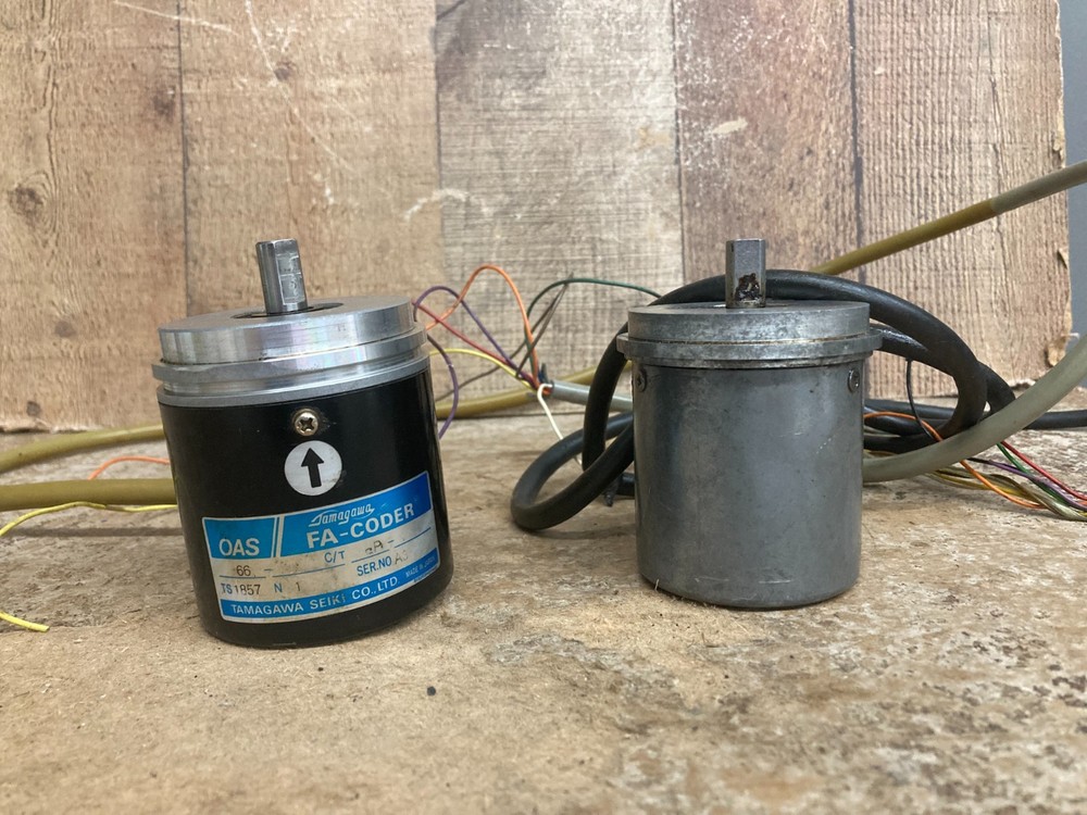 TAMAGAWA OAS FA-CODER 66-360 C/T CB-12V Encoder  LOT of 2