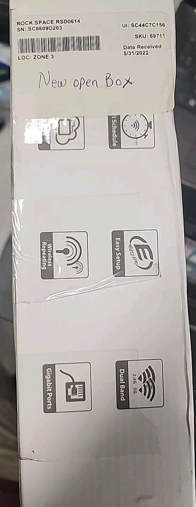 Rockspace AC2100 Dual-Band Router, Black (RSD0614)