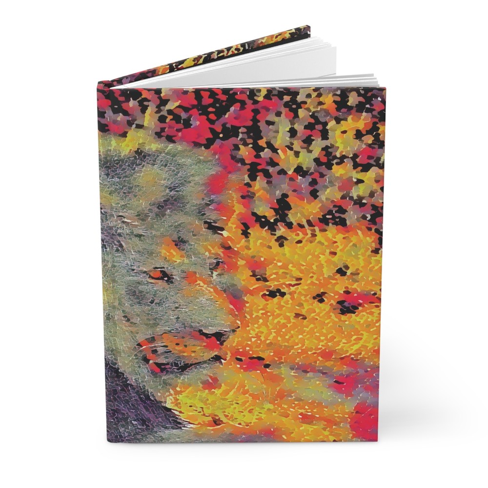 Colorful Lion Art Journal | Hardcover Matte Notebook
