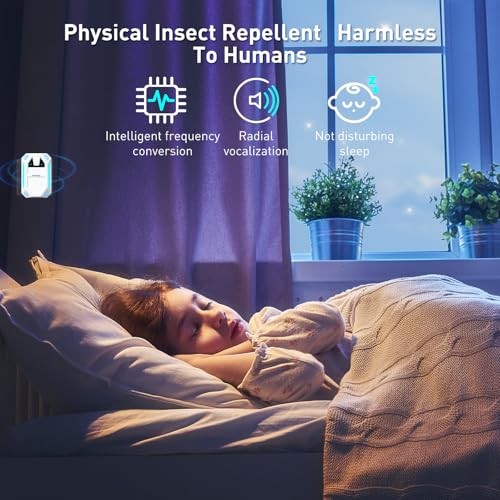 Upgraded Ultrasonic Repeller&Insect Indoor Repeller-6 PACK -HIGHPOWER FREQUENCY