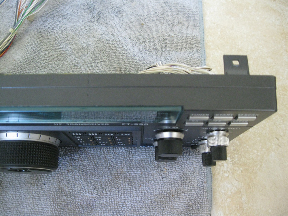 Yaesu FT-990 FRONT PANEL COMPLETE with display in Nice shape-works great