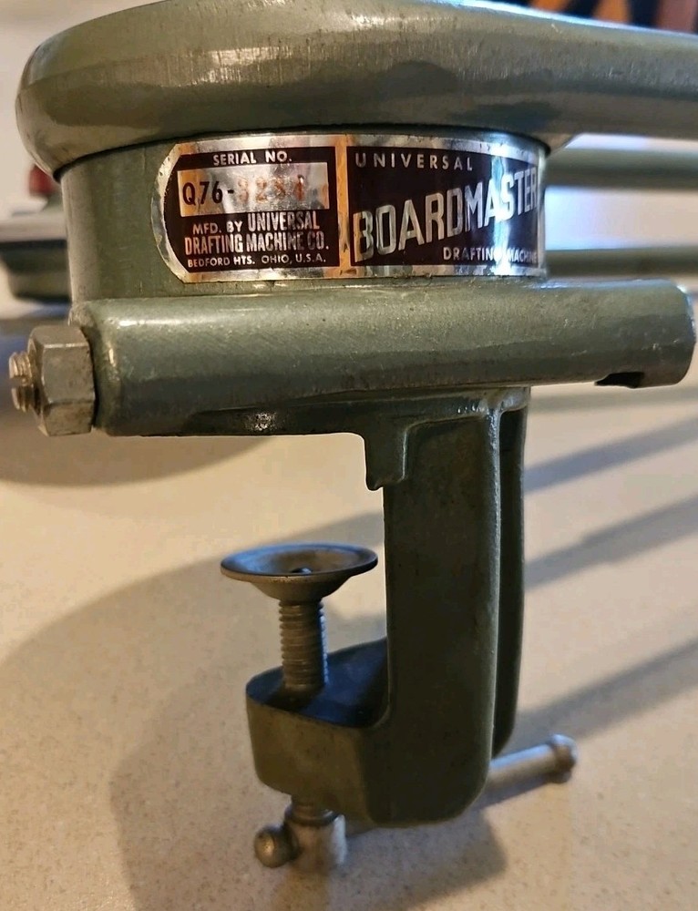 Large Universal Boardmaster Drafting Machine, Vintage, Tested And Working