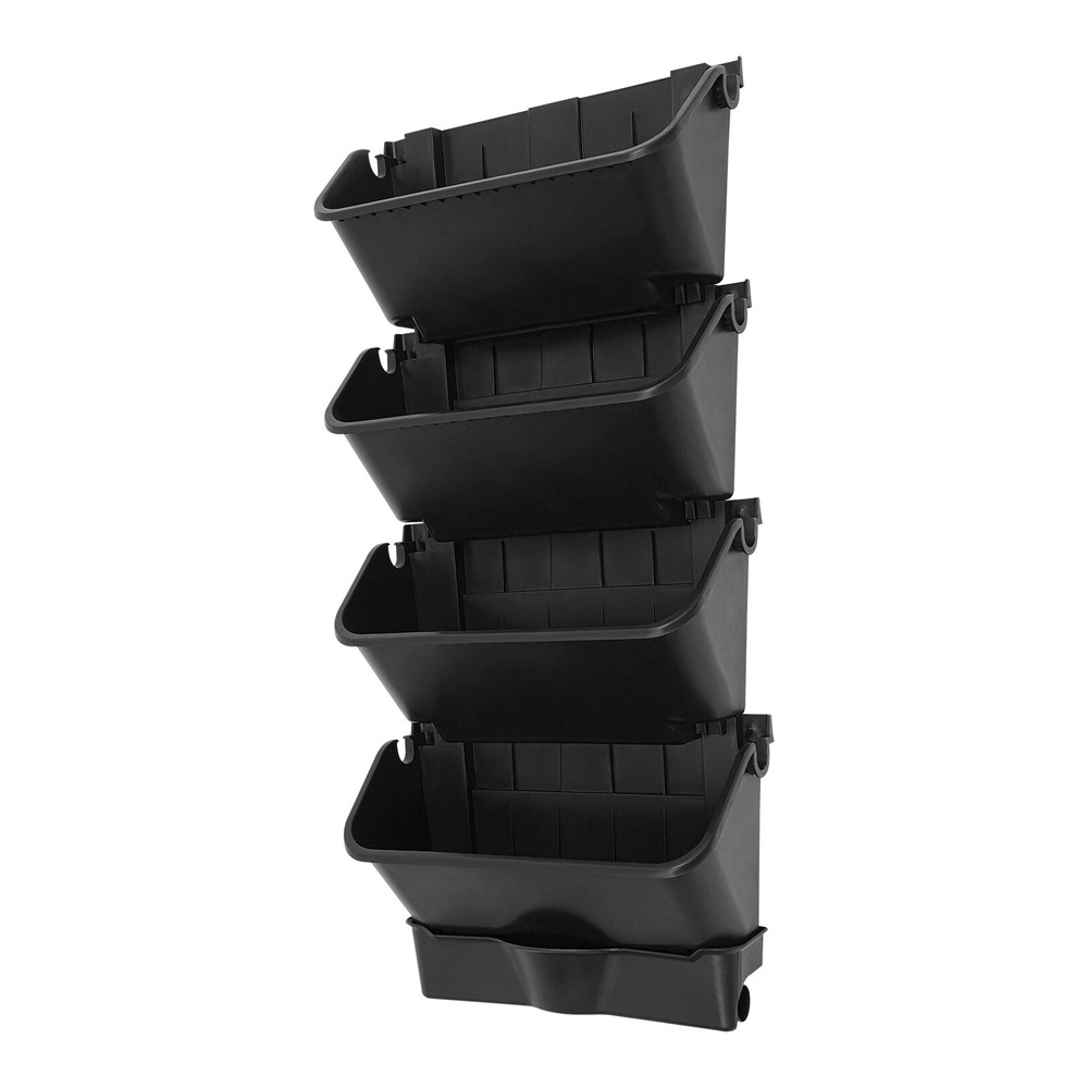 24pcs Vertical Green Wall Hanging Drip Irrigation System Plastic Flower Pots