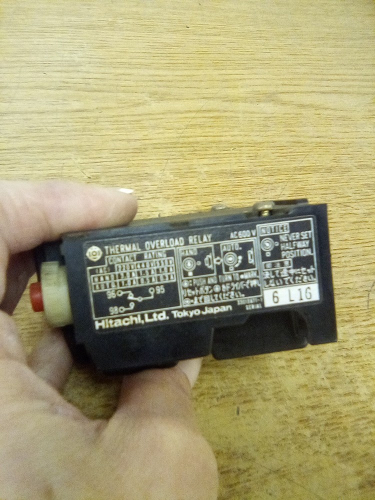 Hitachi TR25-FS1-4 Thermal Overload Relay