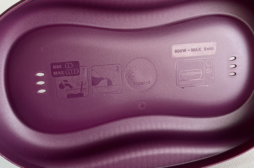 Tupperware Plum Microwave Breakfast Maker Egg Cooker Omelet Maker