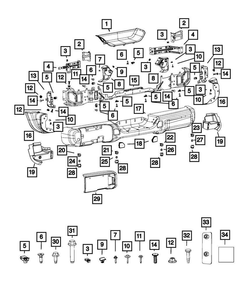 Genuine Mopar Sensor Mounting Bracket 68295603AC