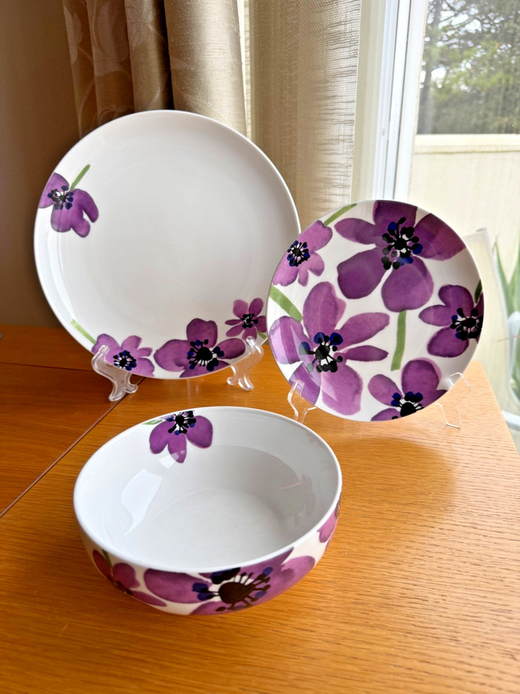 Choice of Modern Marks & Spencer 'Pansy' Patterned Tableware