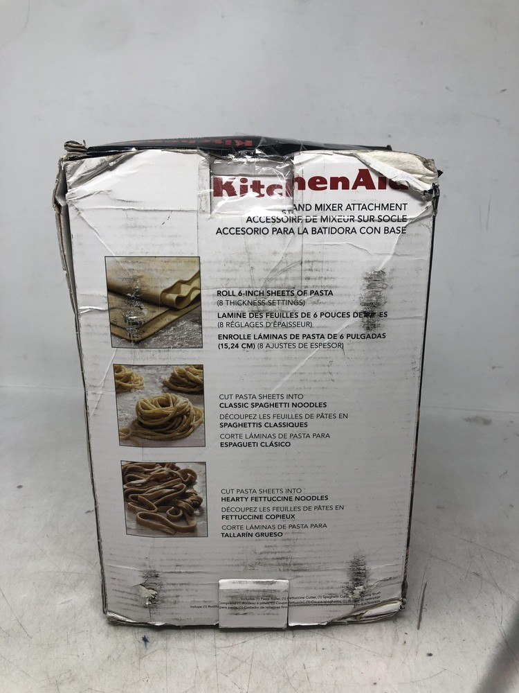 KitchenAid Stand Mixer Attachment, KSMPRA 3-Piece Pasta Roller & Cutter Set