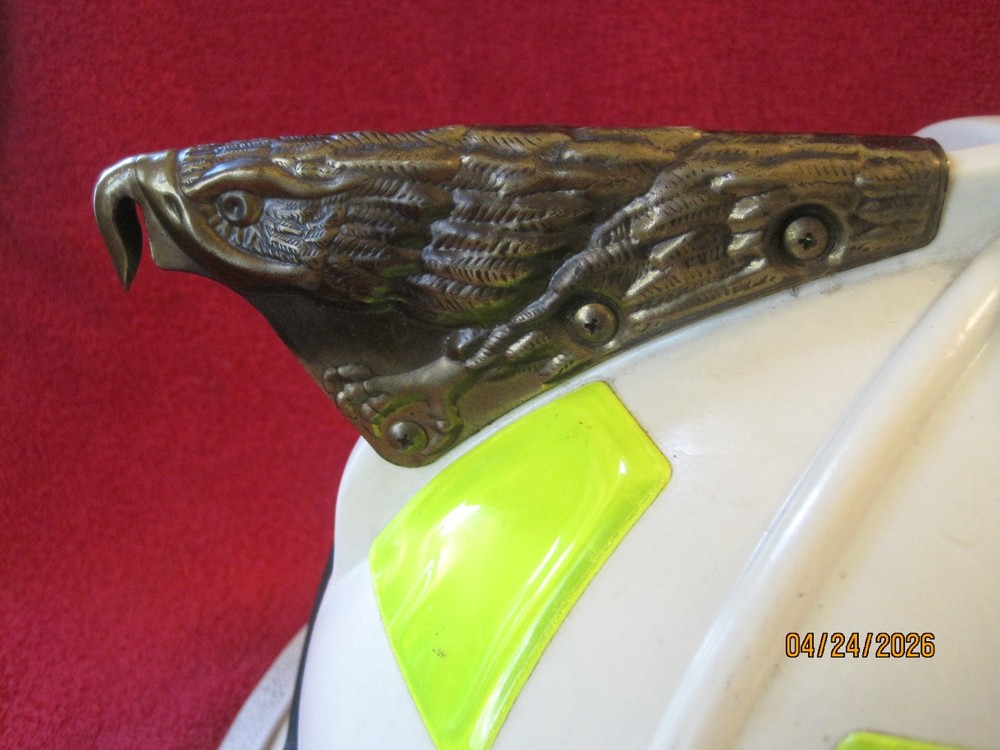 Cairns 1044 Fire Helmet with Brass Eagle