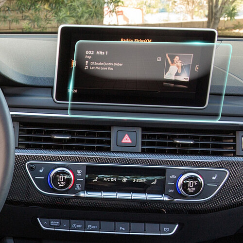 Crystal Clear Screen Protector for 2018 Audi A4 Vehicle Navigation