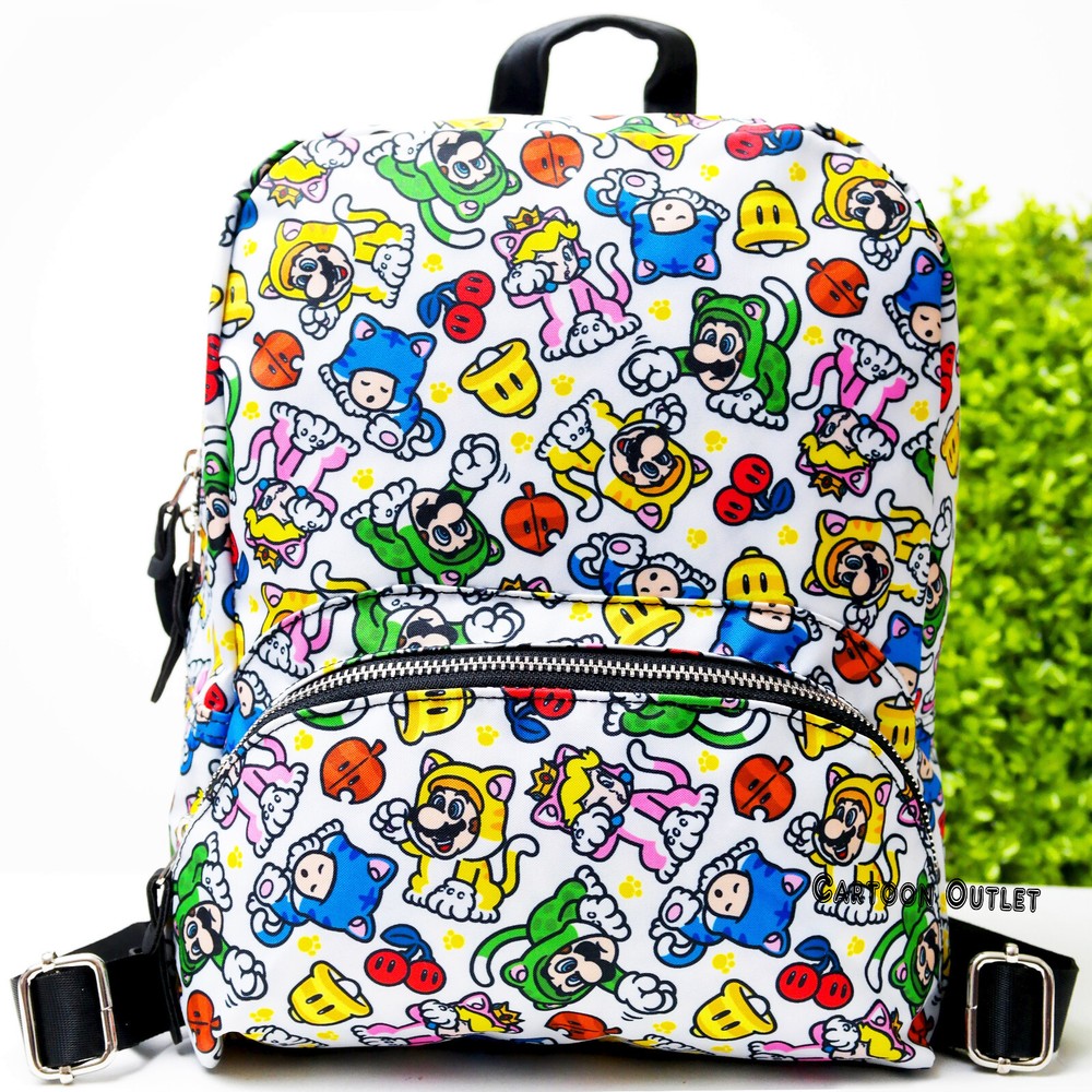 Super Mario Bros Controller Gear Mini Backpack 12" Mario 3D World Catsuit