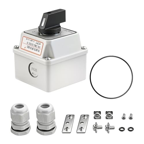 Universal Rotary Cam Selector Changeover Switch, SZW26 Standard Box