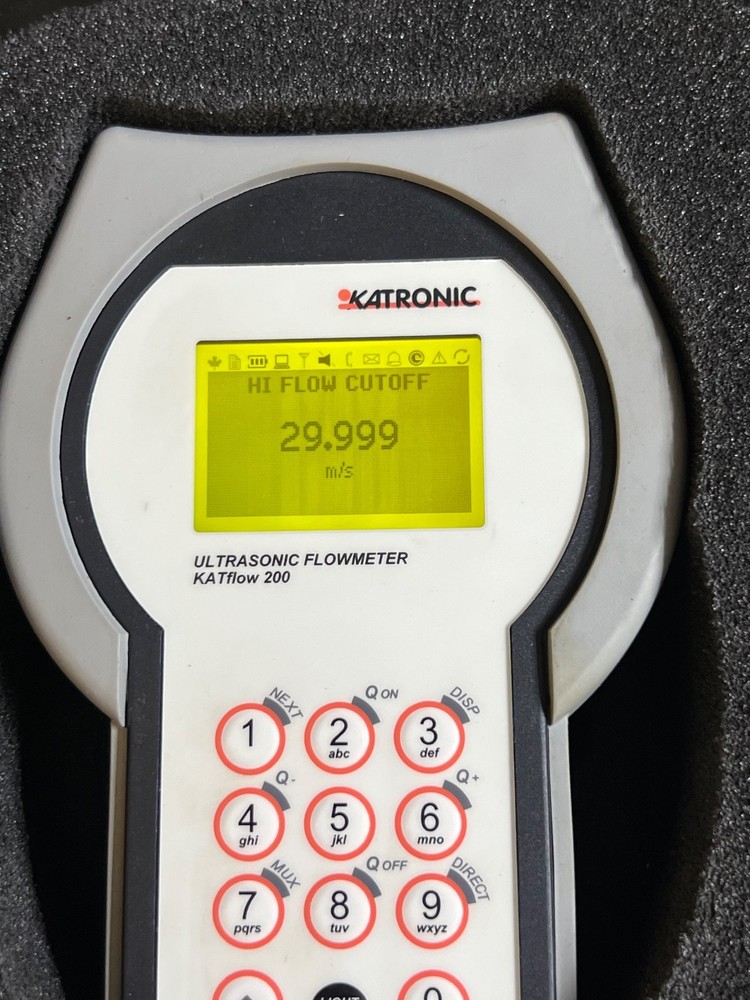 Katronic KATflow 200 Handheld Digital Ultrasonic Flow Meter