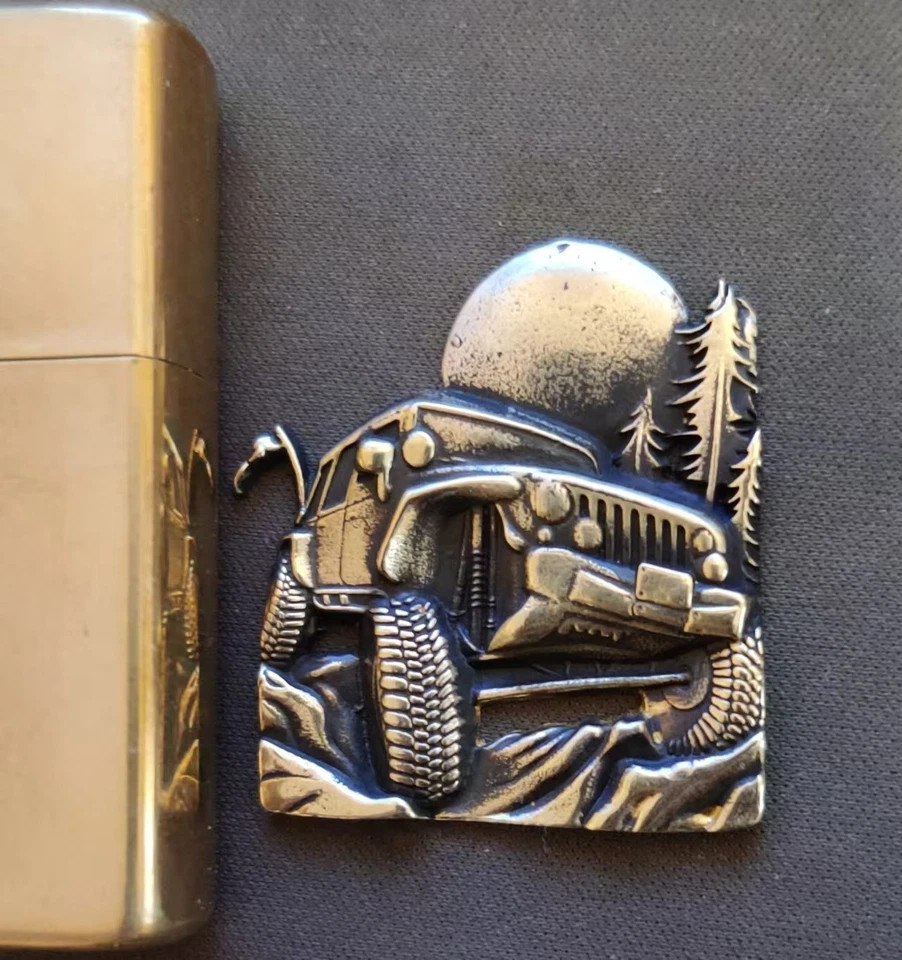 1 piece Brass Jeep DIY sticker suitable